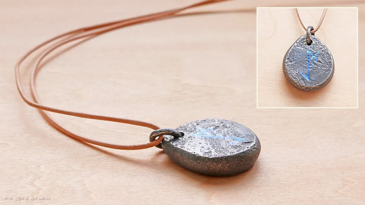 チタン製ルーン・タリスマン（オプション製作）